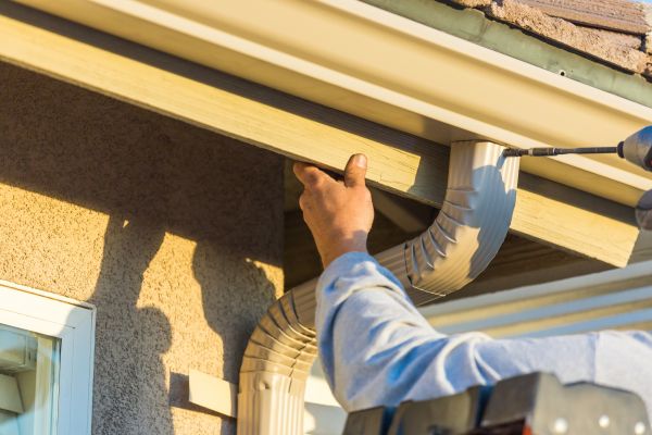 Cost of Aluminum Rain Gutter Service in Tulsa